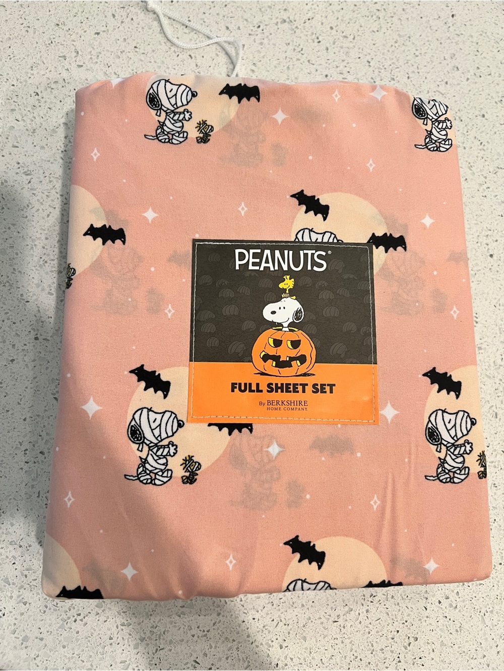 Peanuts Snoopy Pink Halloween Costume Full Size Sheet Set by Berkshire